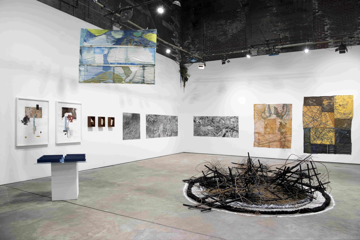 installation photo of the group exhibition